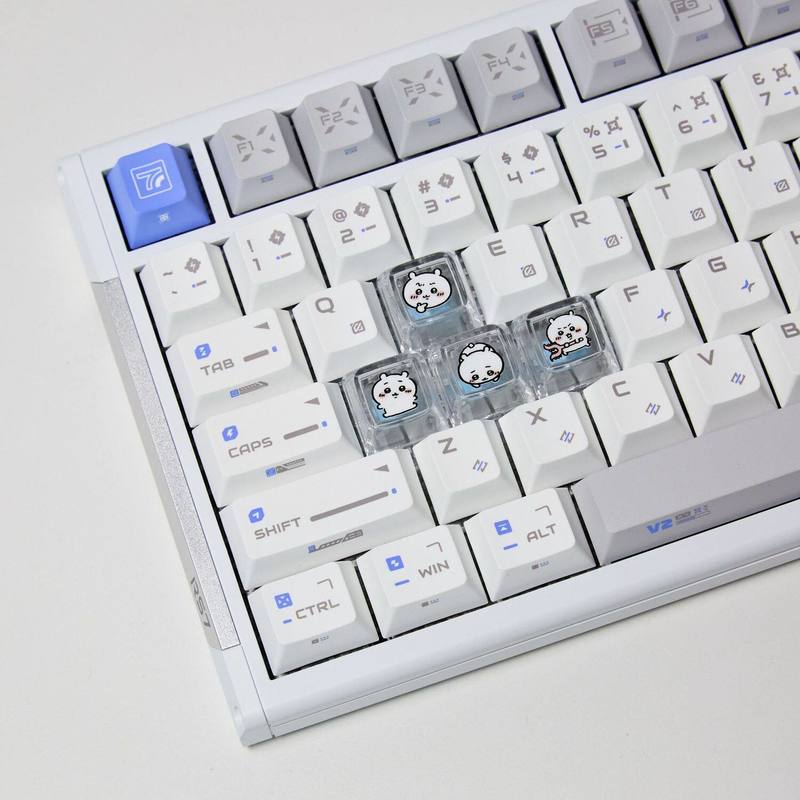 Esports Gaming Pc - Chiikawa 4 Buah Keycap Transparan Buatan