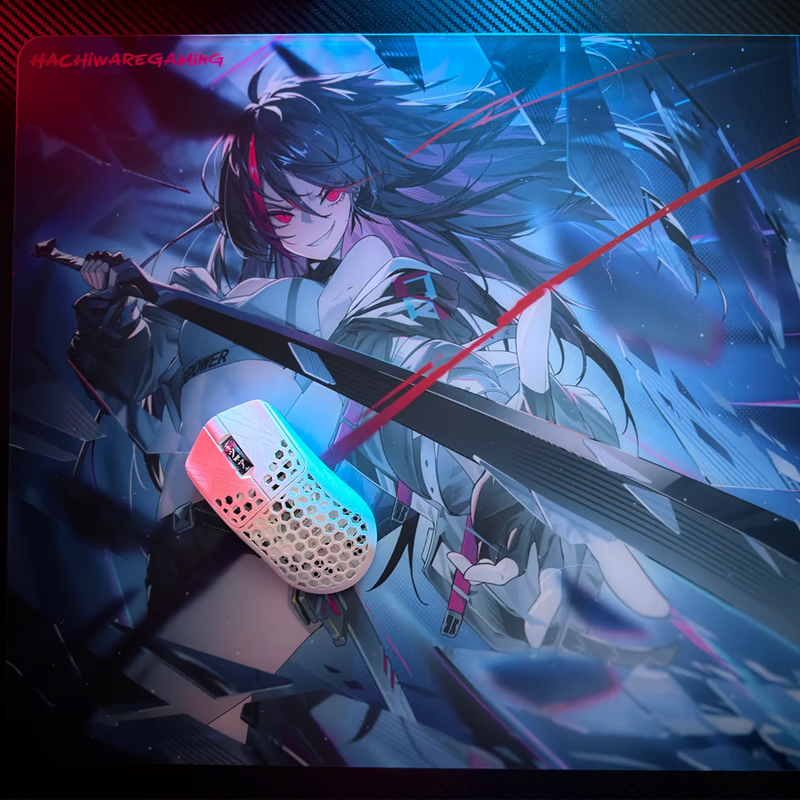 Alas Mouse Kaca Baru H-Hachiwa - Esports Gaming Brands ulasan dan harga