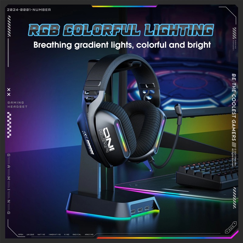ONIKUMA GT808 Headset Gaming N - Esports Gaming Headphones ulasan dan harga