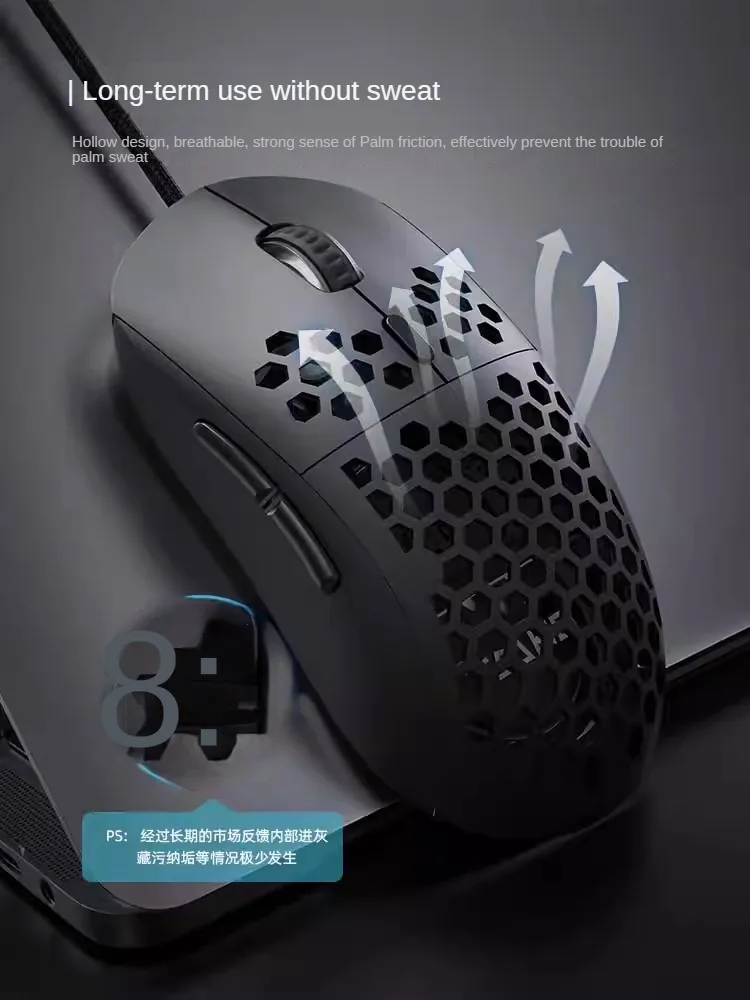 M1SE Mouse Game mekanik berkab - Esports Gaming Mouse Weight Adjustable ulasan dan harga