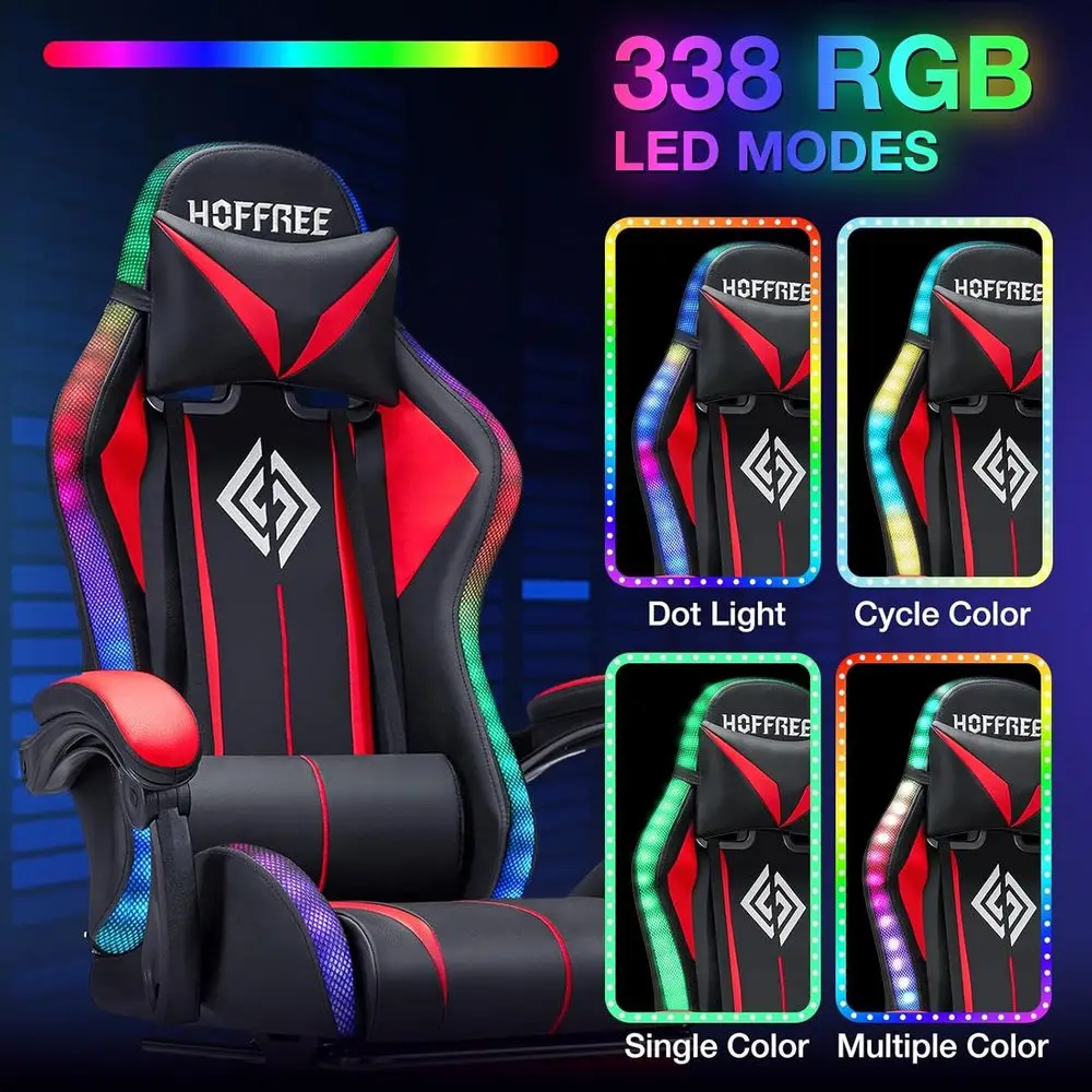 Kursi Gaming Ergonomis dengan  - Rgb Gaming Chair ulasan dan harga