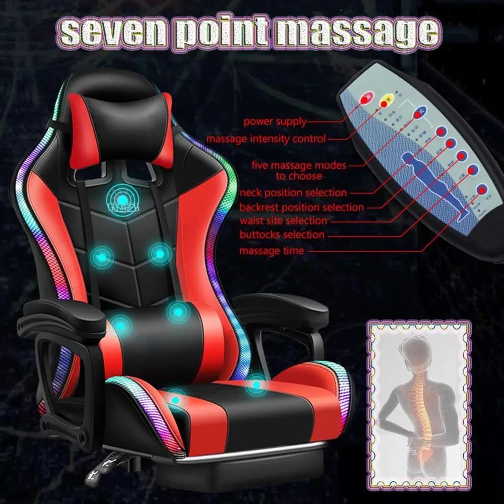 Kursi Gaming Ergonomis dengan  - Rgb Gaming Chair ulasan dan harga