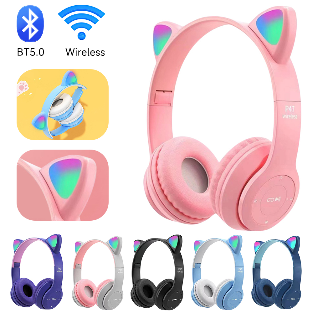 Headset Bluetooth Nirkabel P47 - Esports Gaming Headphones ulasan dan harga
