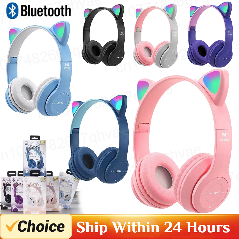 Headset Bluetooth Nirkabel P47 - Esports Gaming Headphones ulasan dan harga