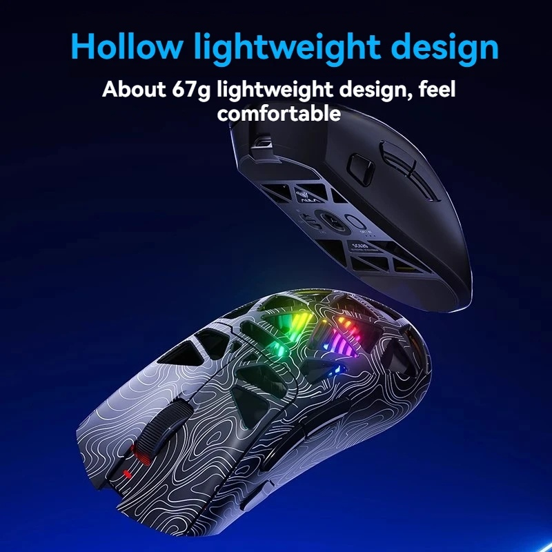 Aula SC620 Mouse Gaming Nirkab - Esports Gaming Mouse Weight Adjustable ulasan dan harga
