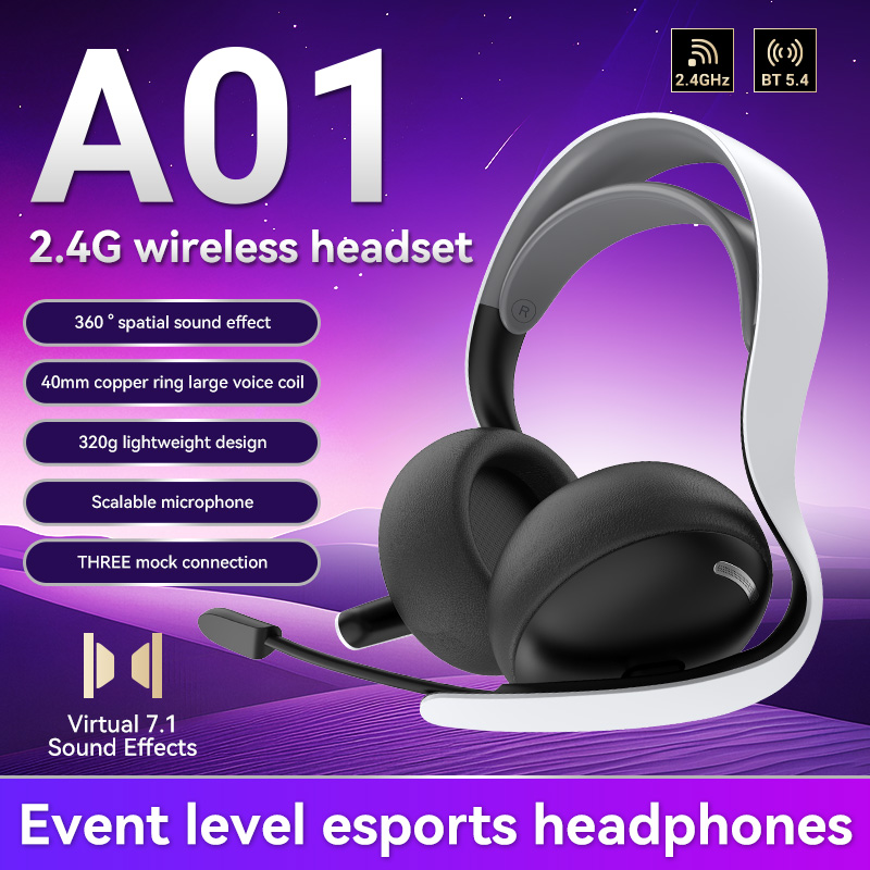 Headset Gaming 2.4G Wireless/W - Esports Gaming Mobile ulasan dan harga