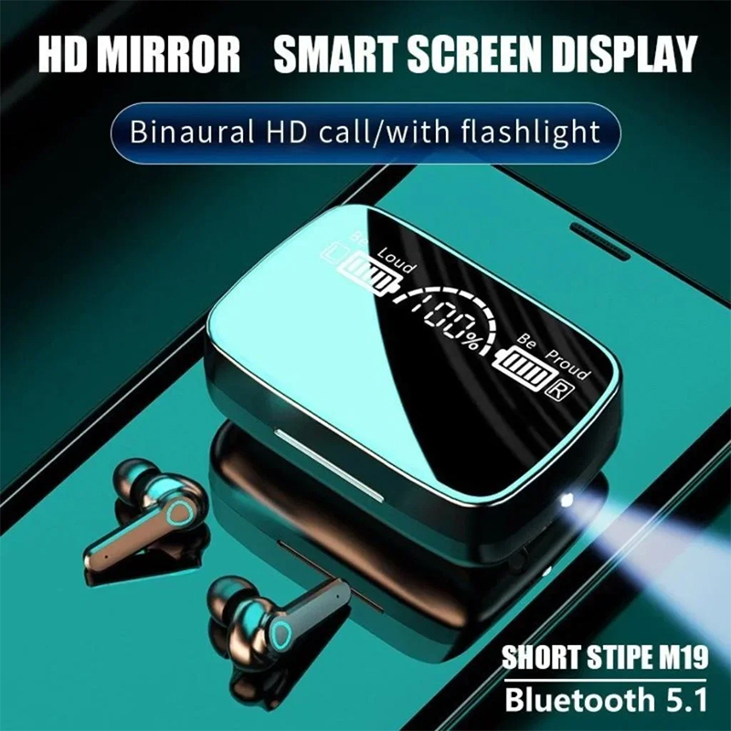 M19 Earphone Bluetooth Nirkabe - Esports Gaming Mobile ulasan dan harga