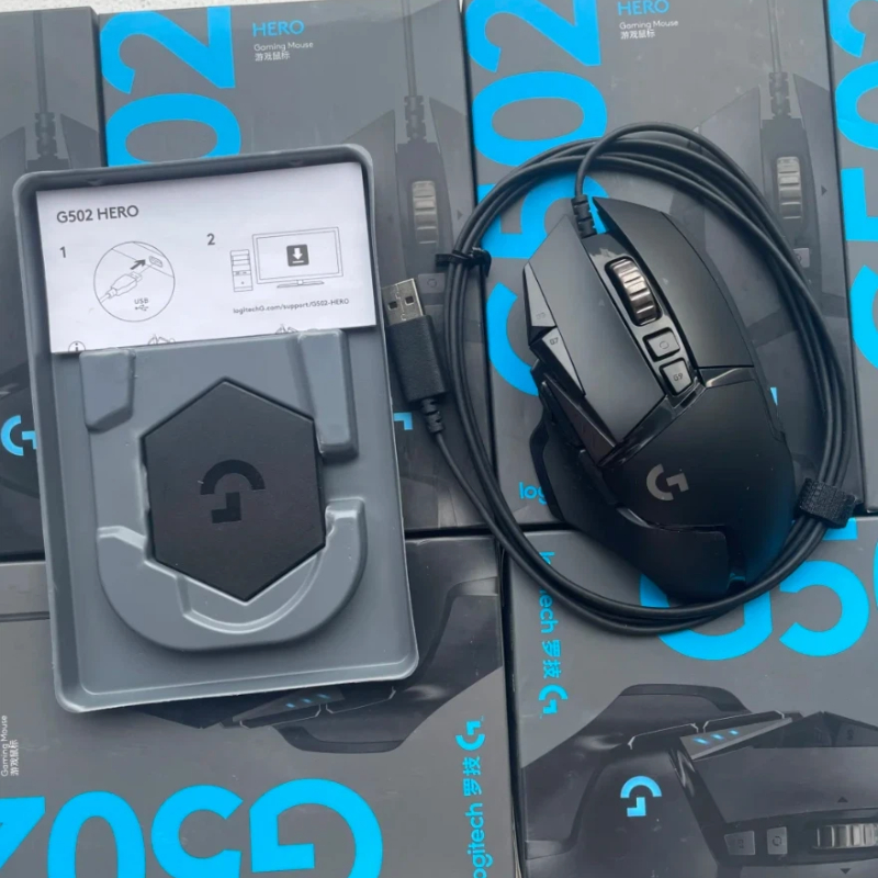 Mouse Gaming Logitech G502 HER - Esports Gaming Mouse Weight Adjustable ulasan dan harga