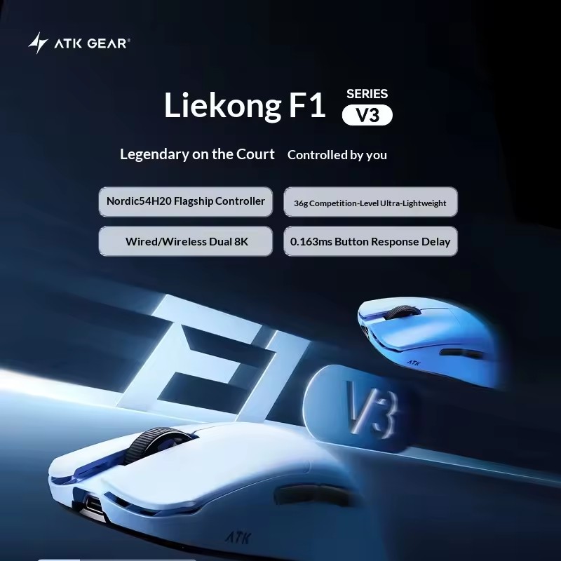 ATK F1 V2/V3 Mouse Nirkabel Tr - Esports Gaming Pc ulasan dan harga