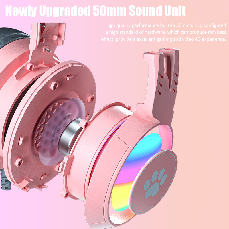 Headphone game telinga kucing  - Esports Gaming Headphones ulasan dan harga