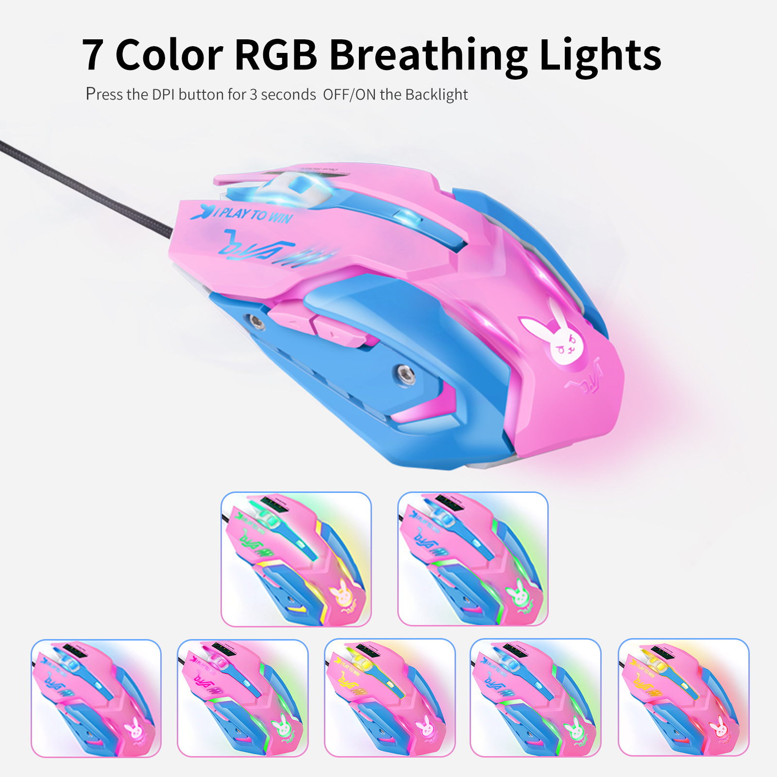 Mouse Gaming Bercahaya Warna-w - Esports Gaming Mouse Weight Adjustable ulasan dan harga