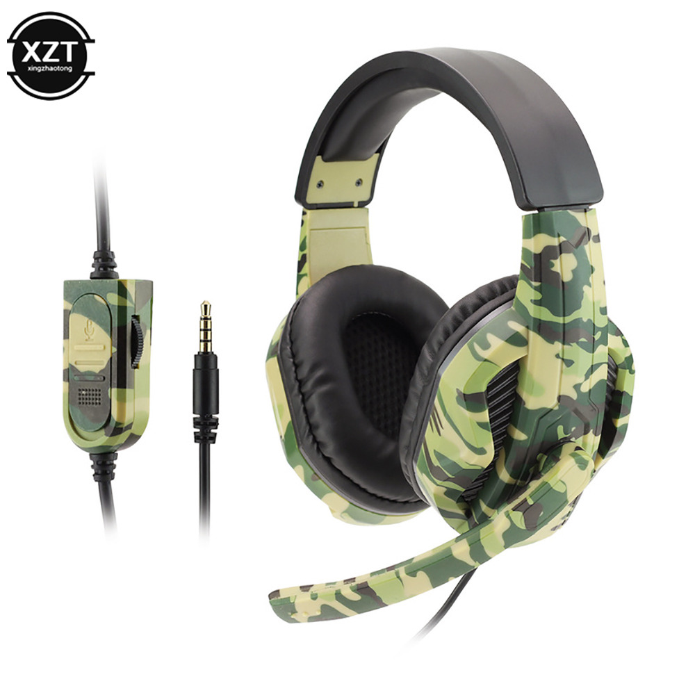 Headset Gaming Kamuflase 3.5Mm - Esports Gaming Headphones ulasan dan harga