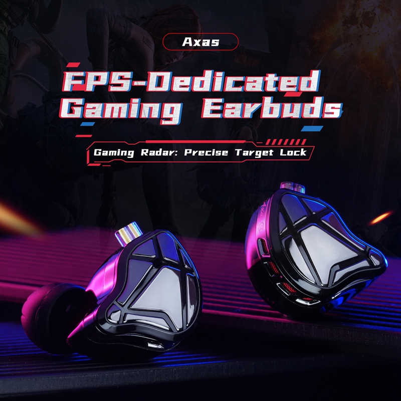    KZ Axas FPS Gaming IEM Hea - Esports Gaming Headphones ulasan dan harga